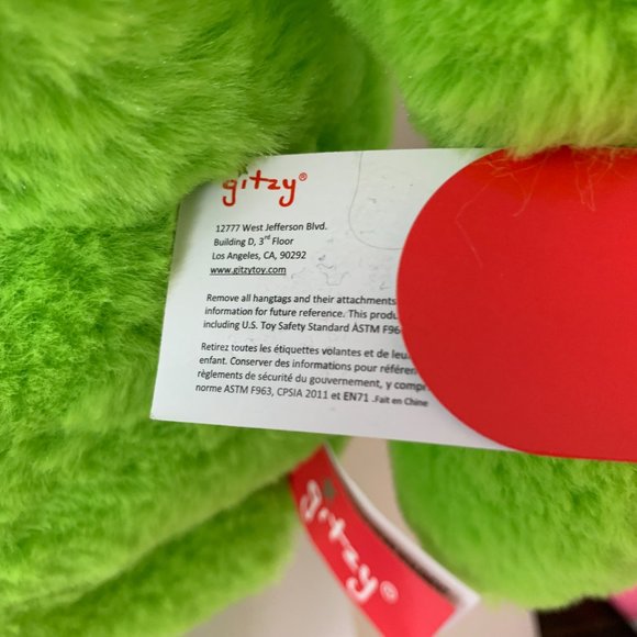 GITZY OGRE GREEN MONSTER STUFFED ANIMAL 24" NEW WITH TAG - Picture 10 of 10